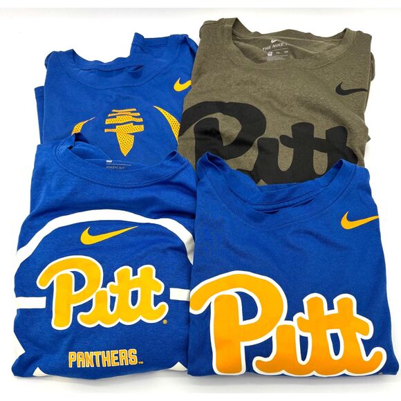 Bundle of 4 Men's Nike Dry Fit Pitt T-Shirts, Size XXL - Picture 1 of 1